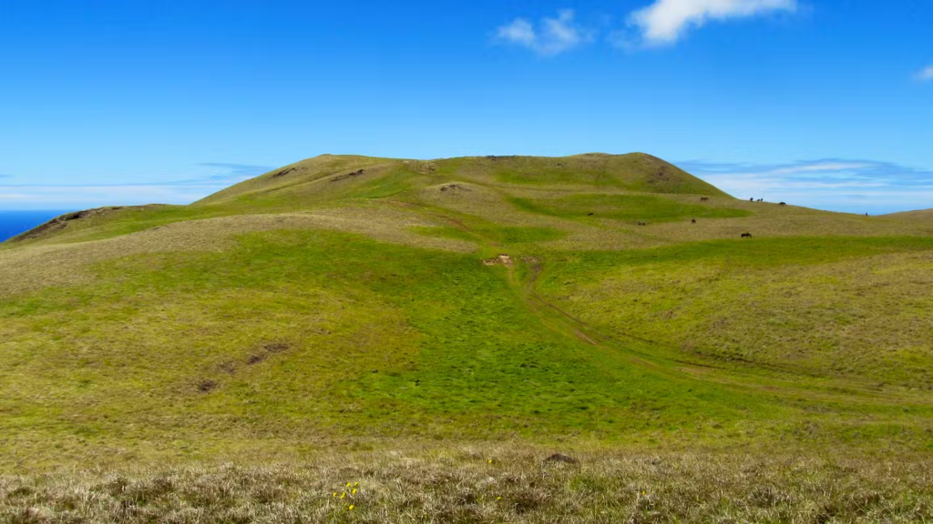 Maunga Terevaka nabízí příležitosti pro nenáročnou turistiku