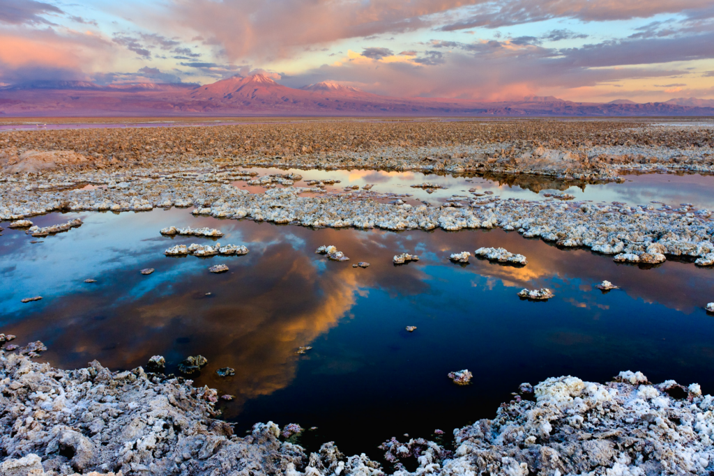 Salar de Atacama (Solné pláně Atacamy)