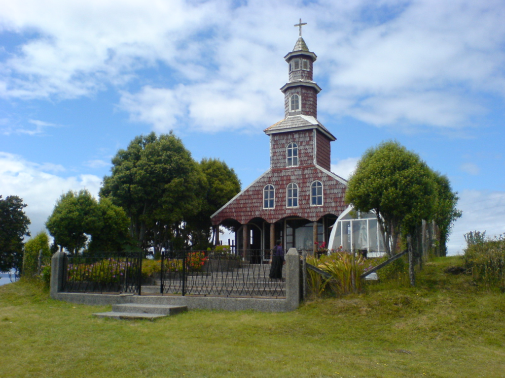 Ukázka dřevěných kostelů v Chiloé