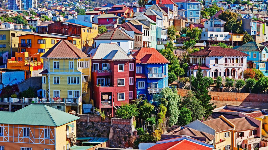 Valparaíso a jeho pitoreskní domy a uličky